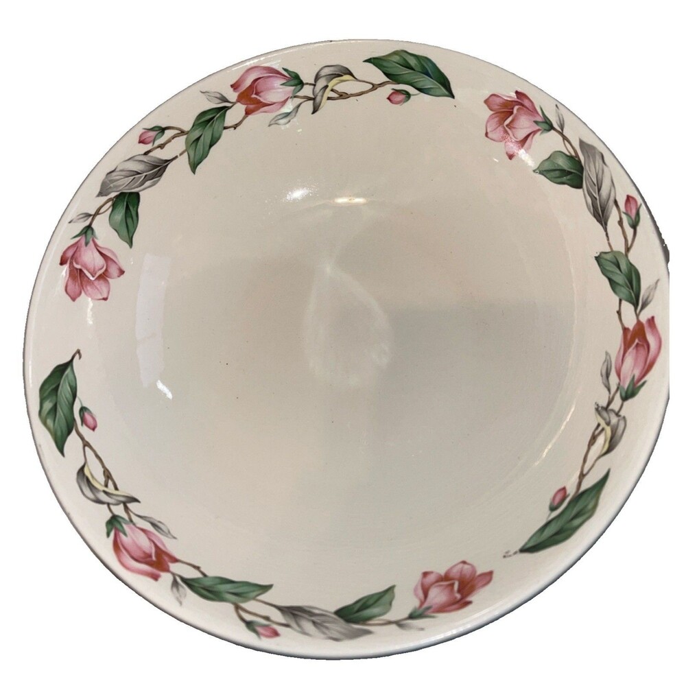 Universal Potteries Mid-Century Ballerina Rose Round Serving Bowl 9" Oven Safe